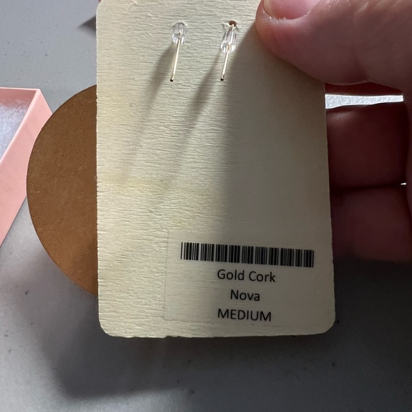 BNIB Nickel and Suede Medium Gold Cork Novas…NLA - Picture 4 of 4